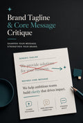 Brand Tagline And Core Message Critique