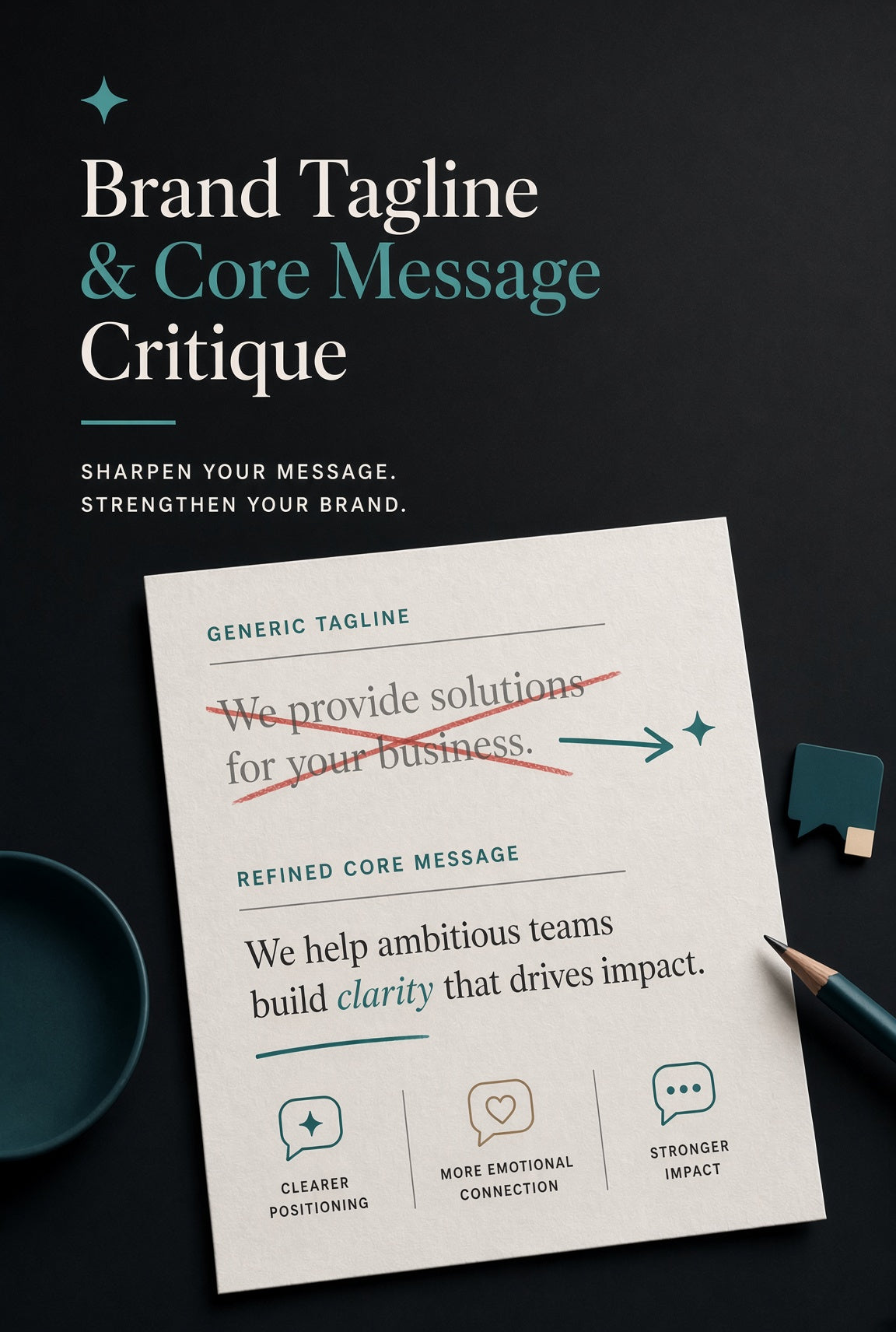 Brand Tagline And Core Message Critique